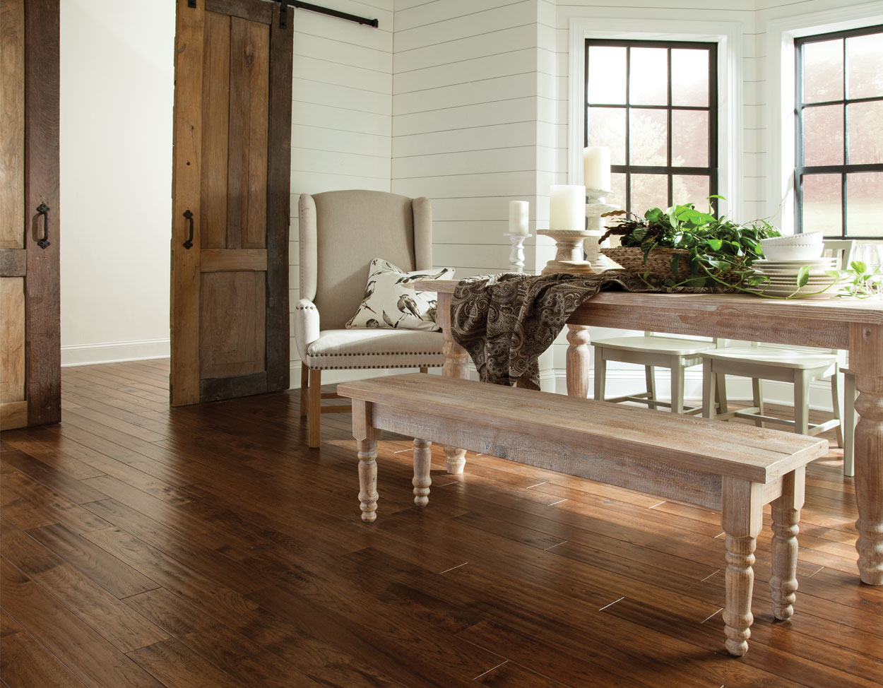 Provincial flooring, shown in a room