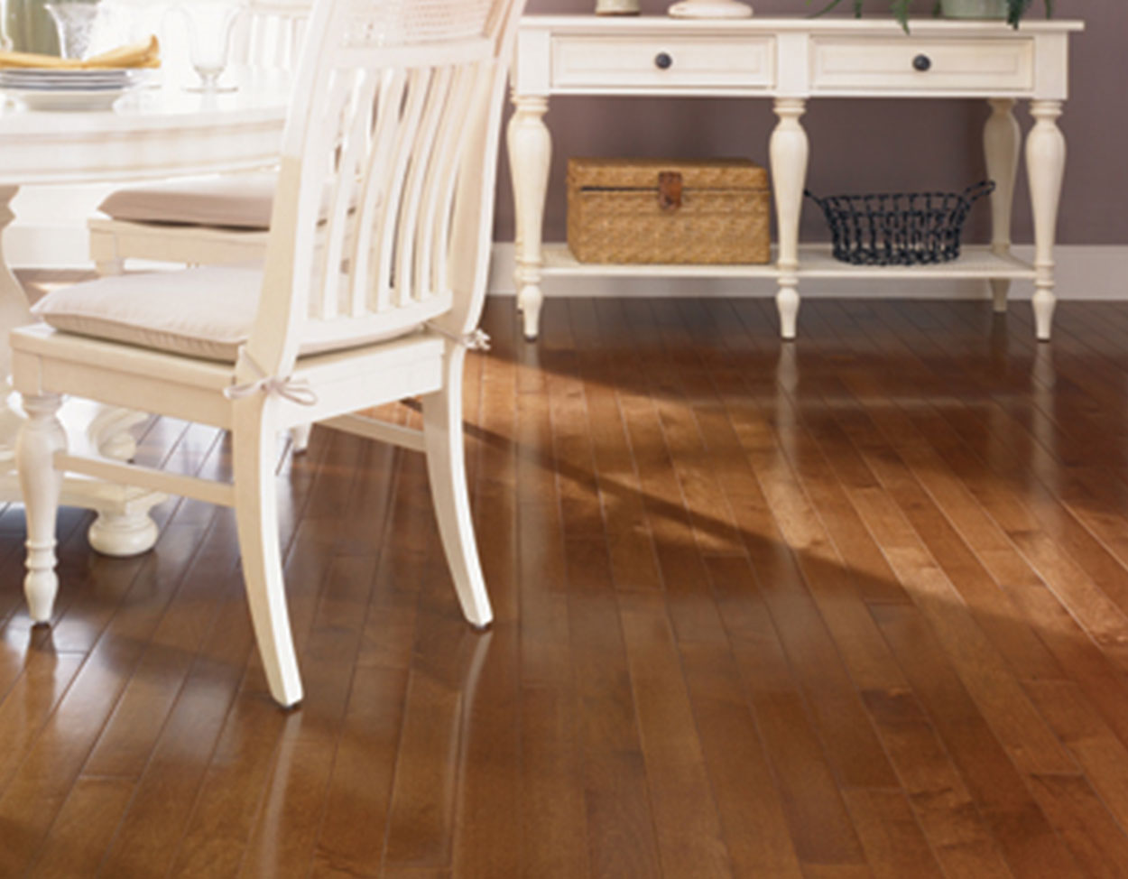 Autumn flooring, shown in a room