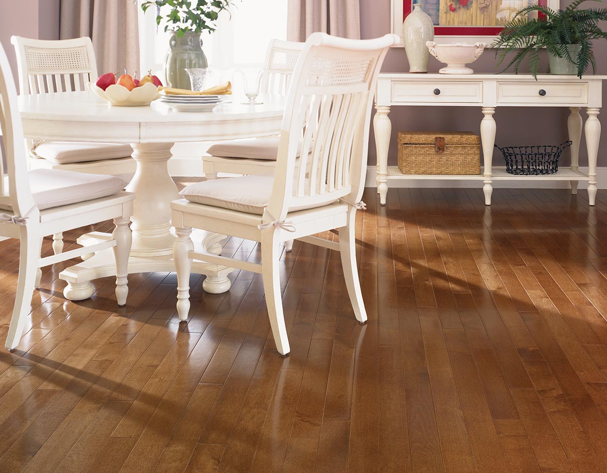 Autumn flooring, shown in a room