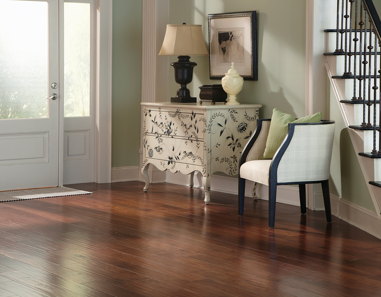 Colonial flooring, shown in a room