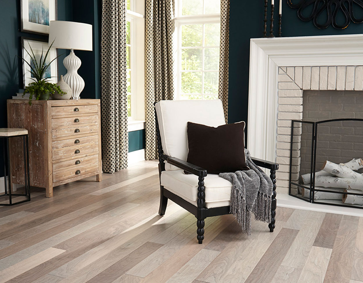 Frost flooring, shown in a room