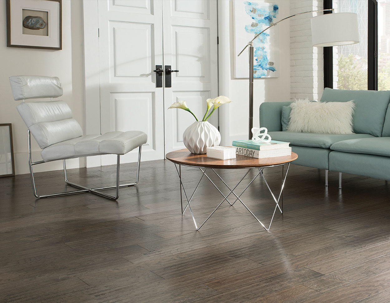 Granite flooring, shown in a room