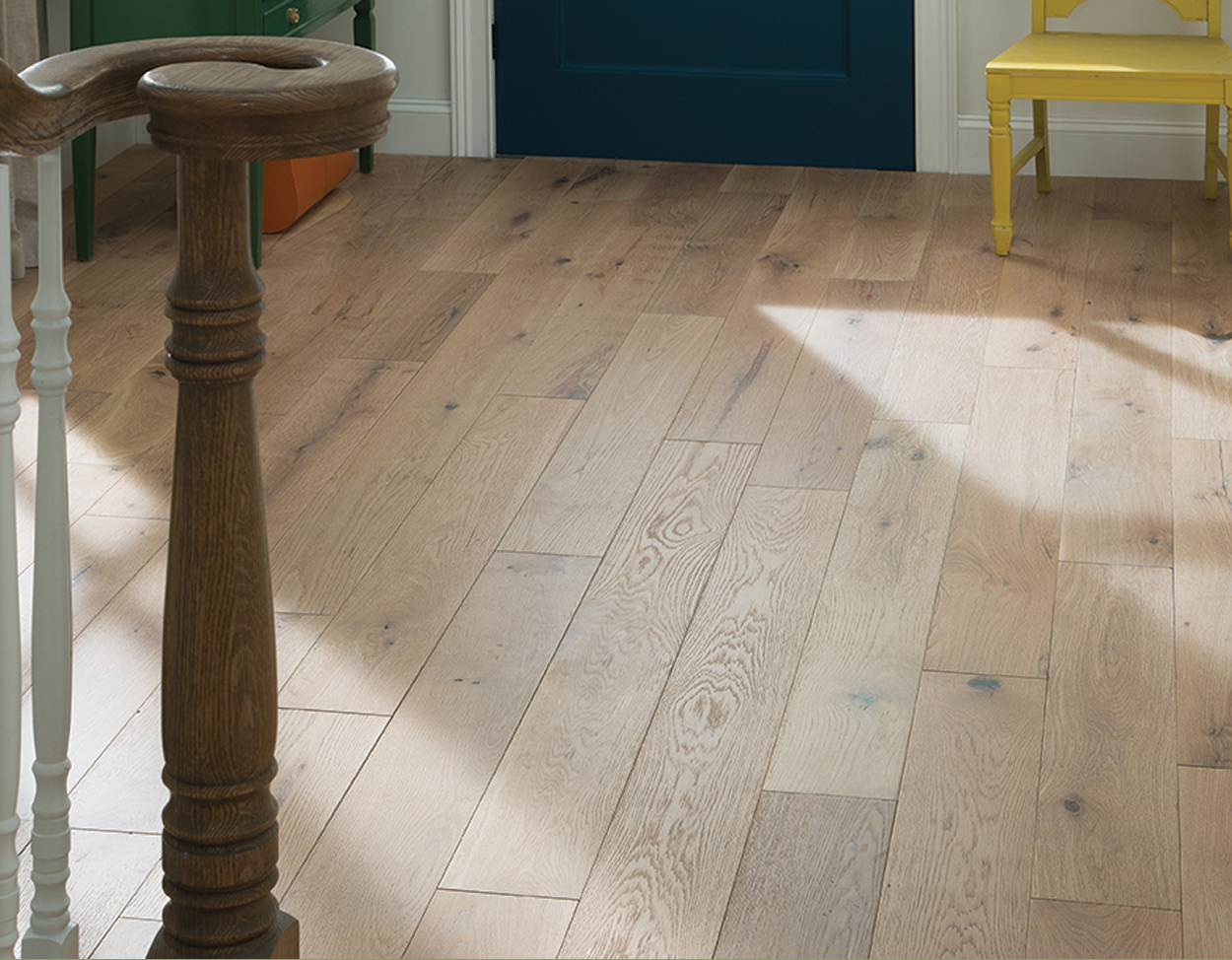 Cascade flooring, shown in a room