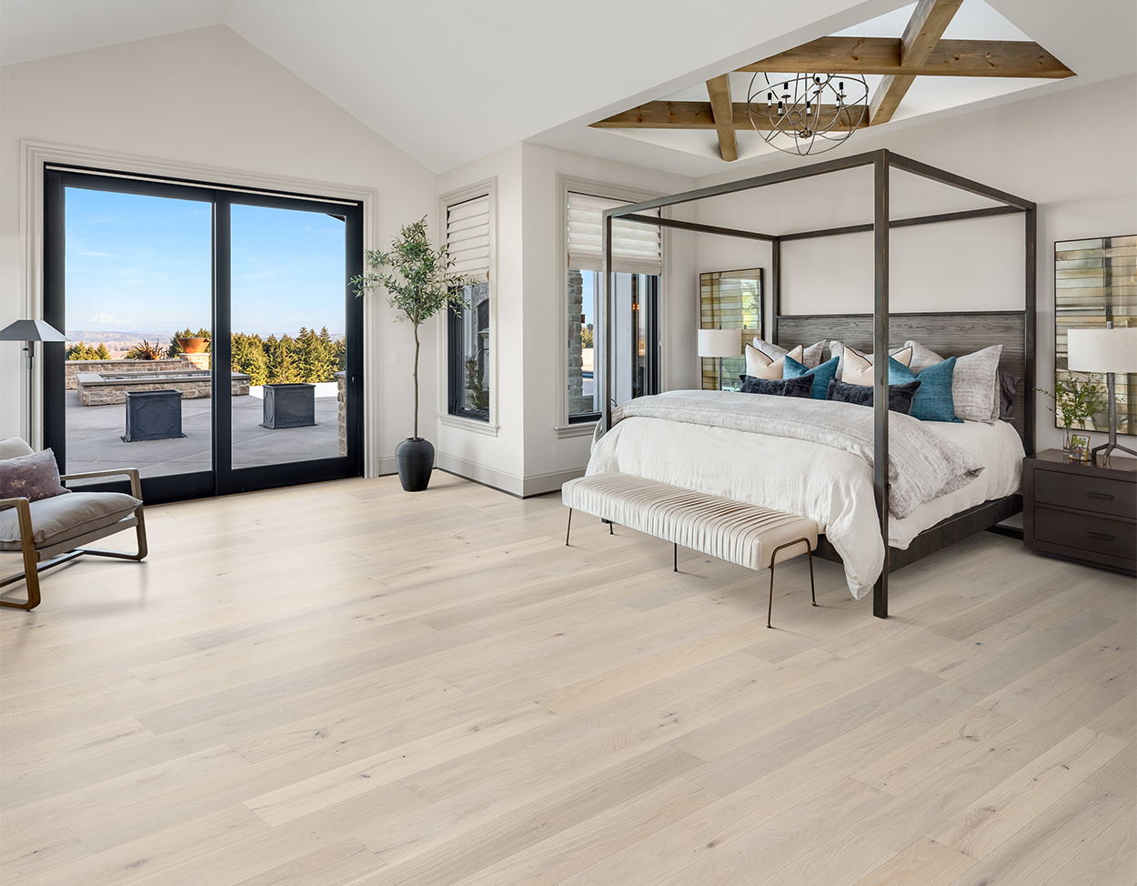 Waverly flooring, shown in a room