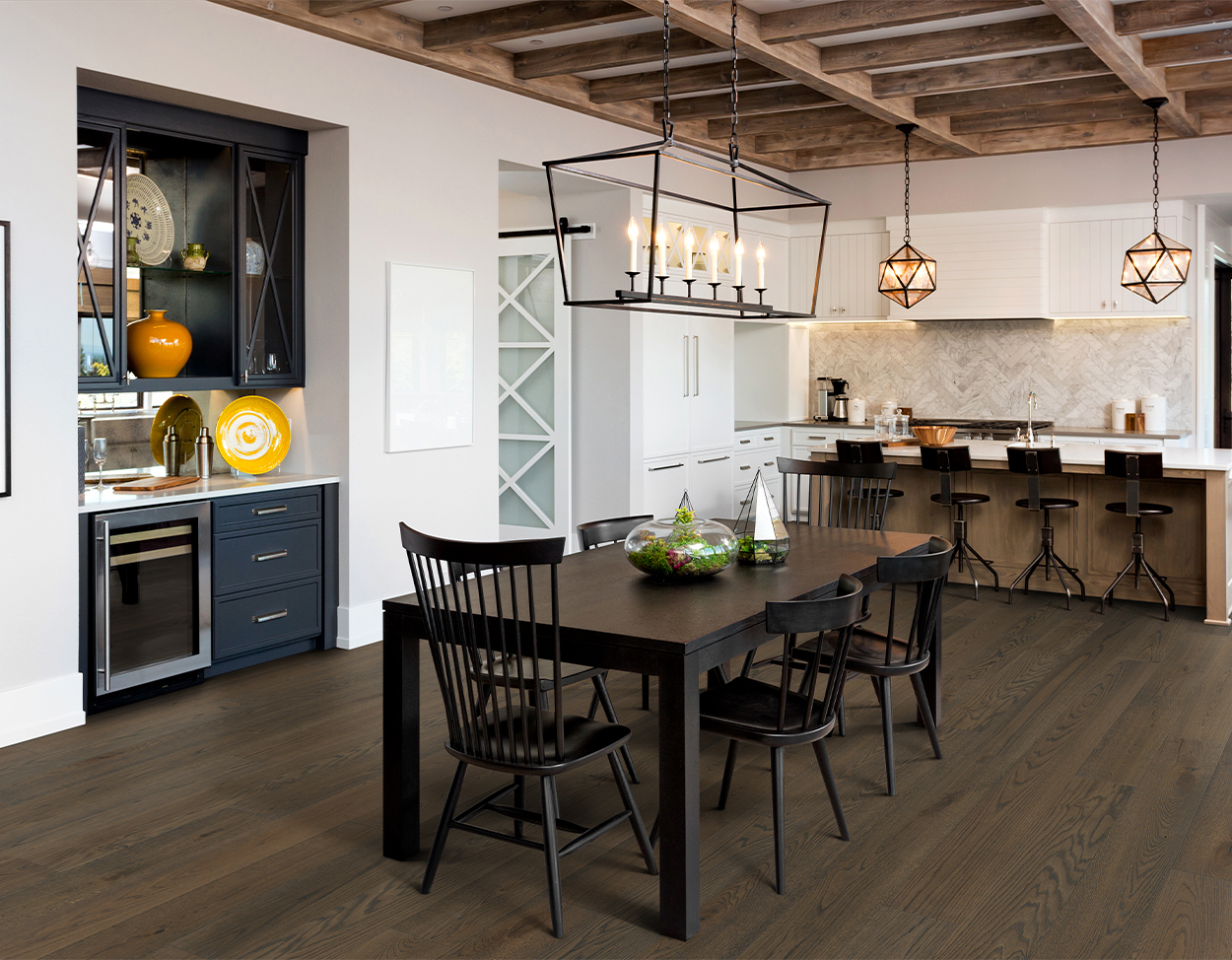 Cheverny flooring, shown in a room