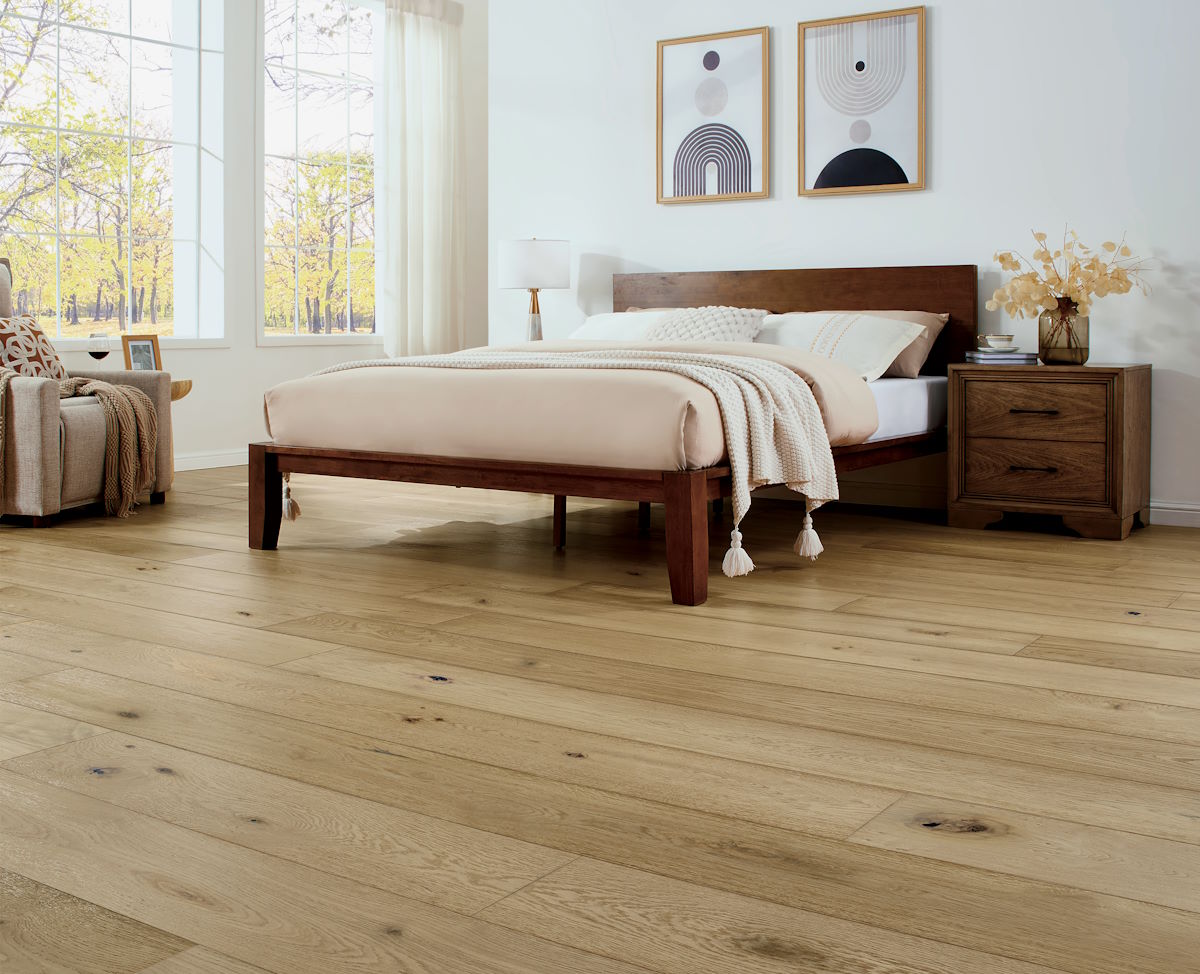 Shorehouse flooring, shown in a room