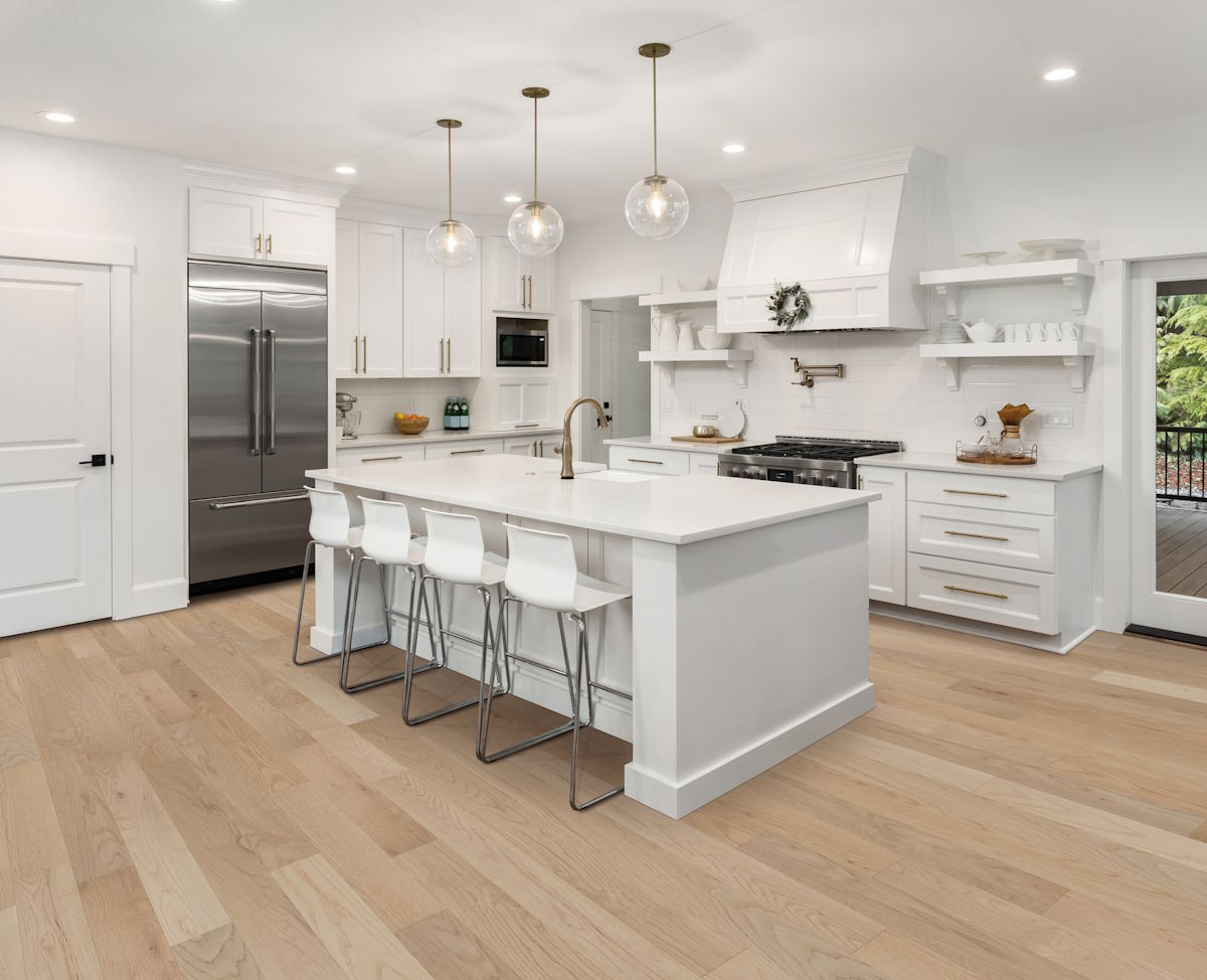 Honeygrain flooring, shown in a room